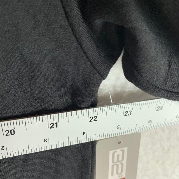 32 Degrees Heat Sweatshirt Women's L Black Drawstring Cowl Neck Pullover 7723 - Picture 3 of 8